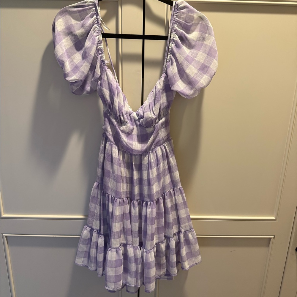 Princess Polly Lilac Ruffled Mini Dress